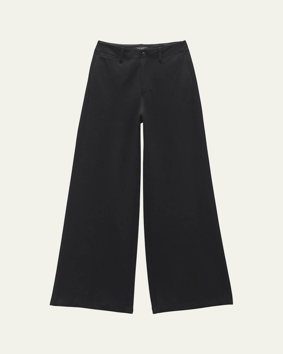 Sofie Wide-Leg Ponte Pants
